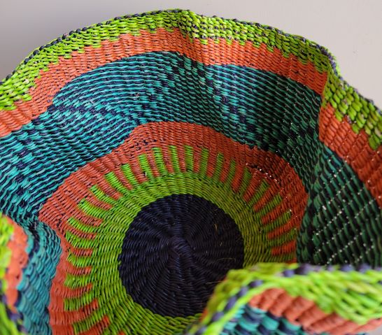 Handwoven Decor Ripple Basket