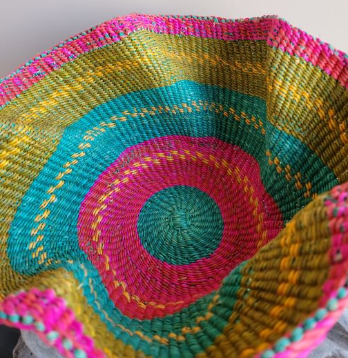 Handwoven Decor Ripple Basket