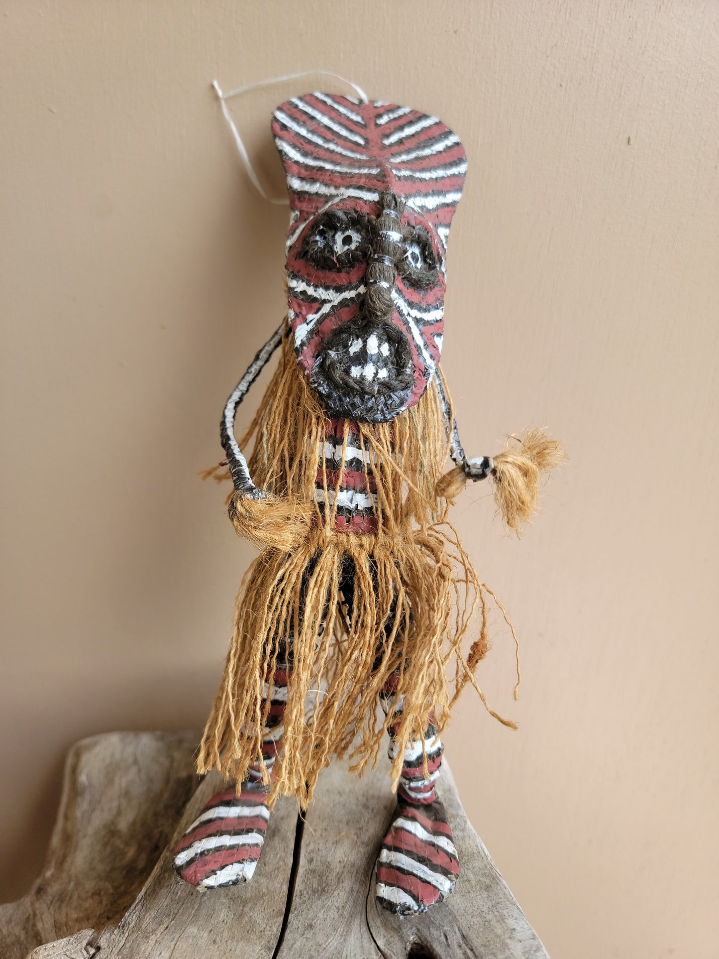 Miniature Makishi Masquerade Doll 9.5"