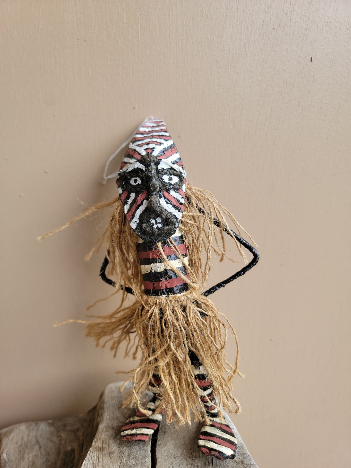 Miniature Makishi Masquerade Doll 8"