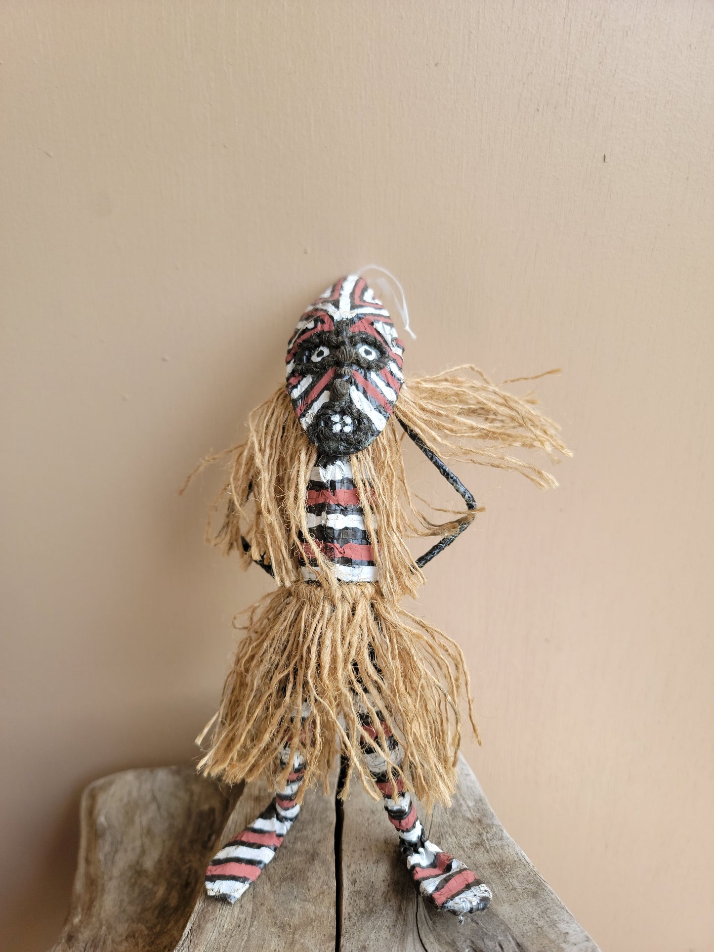 Miniature Makishi Masquerade Doll 8"