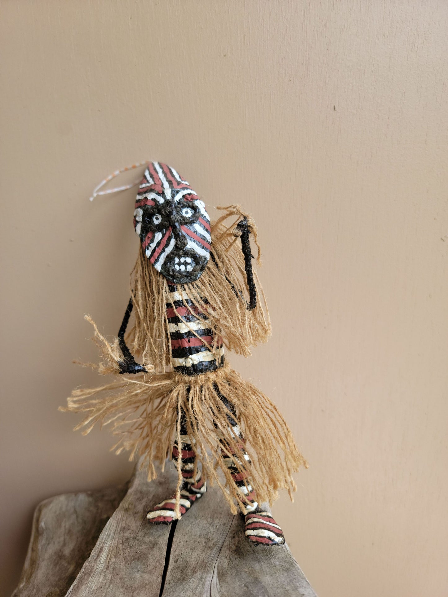 Miniature Makishi Masquerade Doll 8"