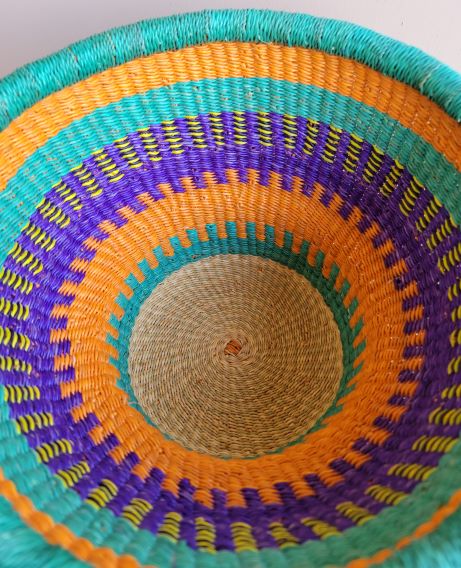 Handwoven Décor Drum Basket