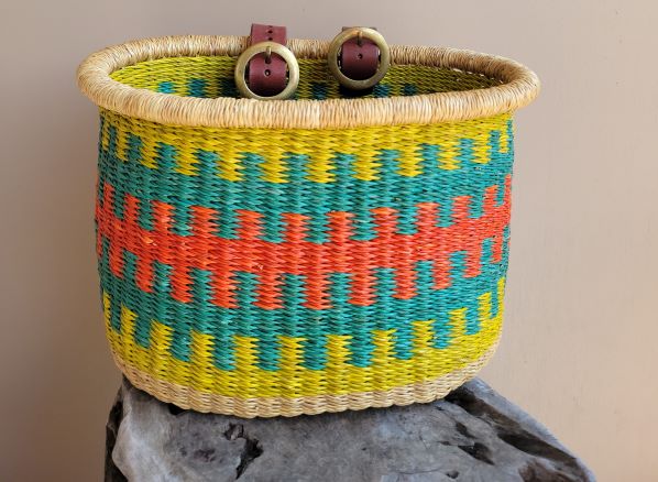 Handwoven Bicycle Basket