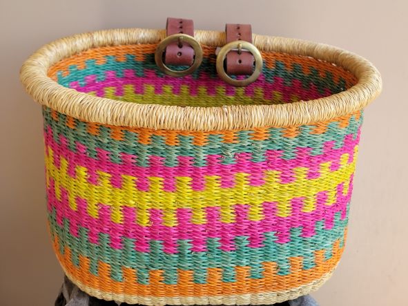 Handwoven Bicycle Basket