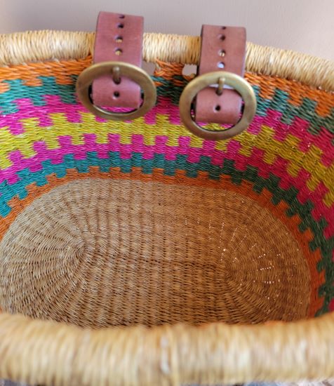 Handwoven Bicycle Basket