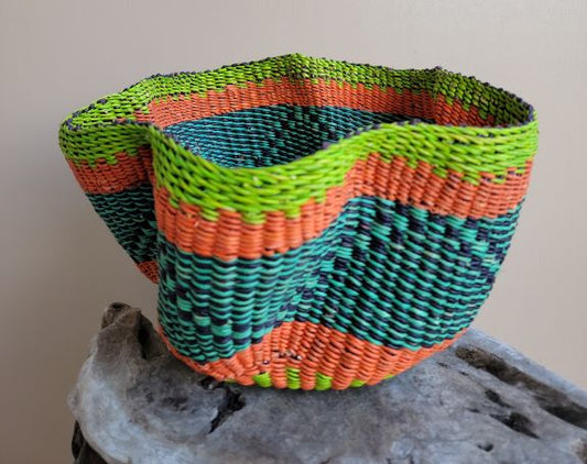 Handwoven Decor Ripple Basket