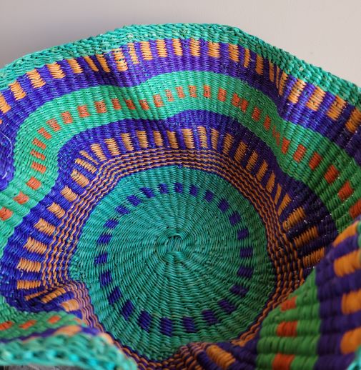 Handwoven Decor Ripple Basket