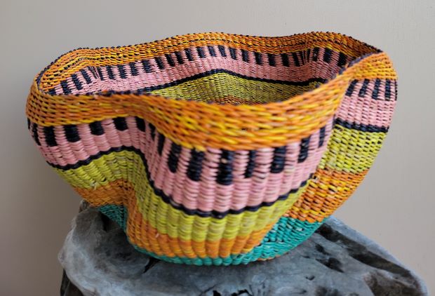 Handwoven Decor Ripple Basket