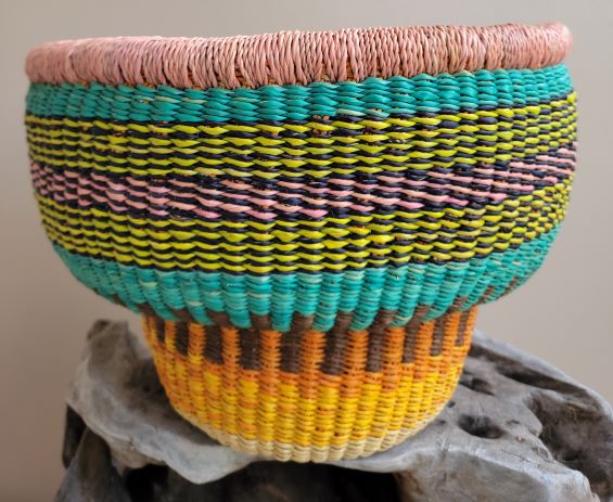 Handwoven Décor Drum Basket